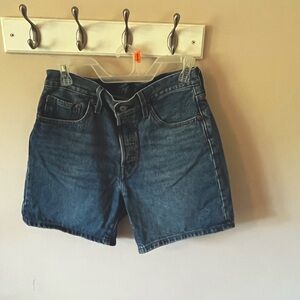 Levi  dark denim shorts